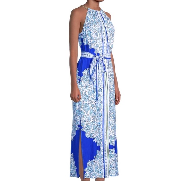Lilly Pulitzer Bingham Dress in Turquoise Oasis Multi - Picture 1 of 14